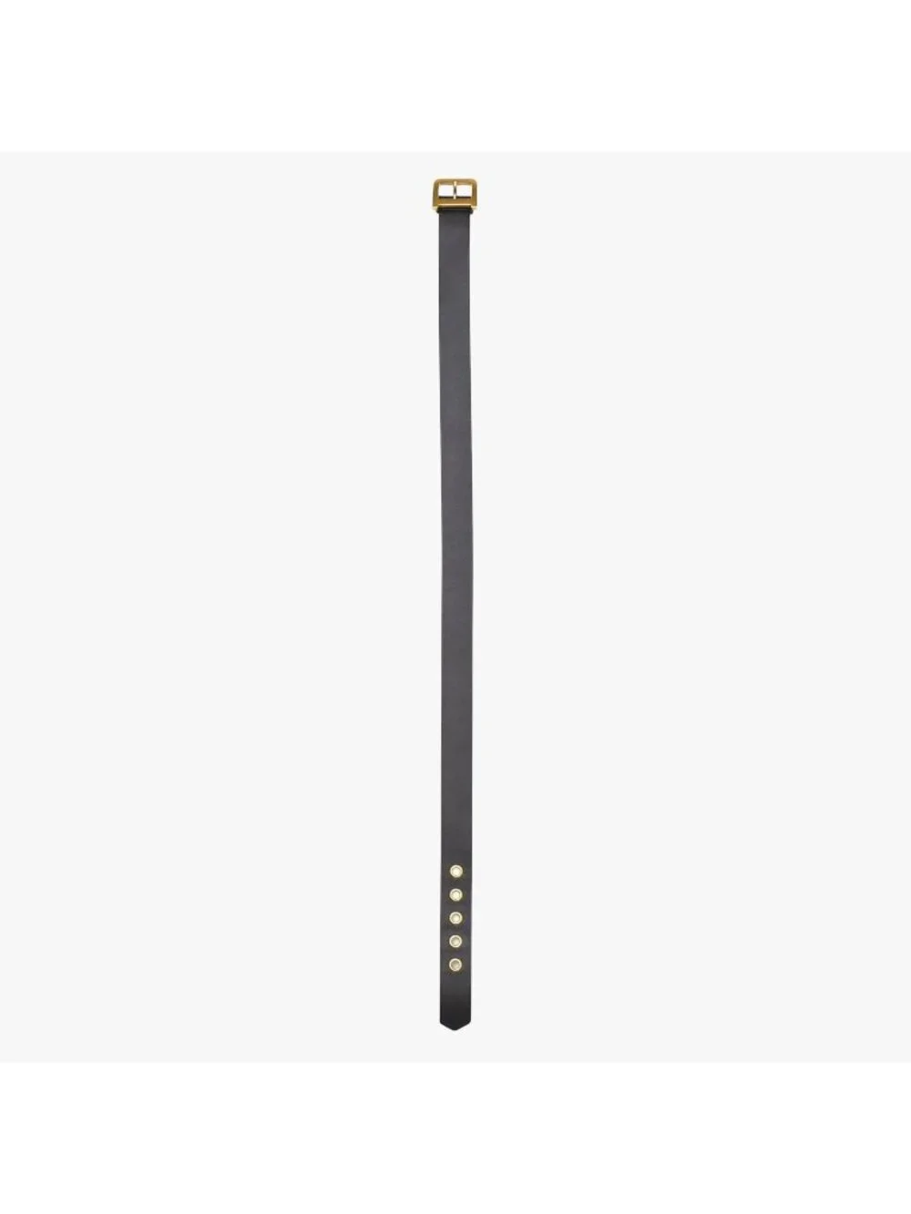 Dior Quake D Buckle Belt Black Leather Gold